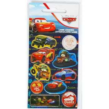 samolepka GIM S.A. Samolepky CARS laser modré