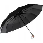 Skládací deštník vystřelovací 105 cm černý Malatec 19368