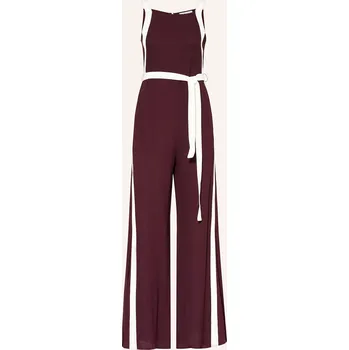 Dámský overall Reiss Dámský Overal Salma, tmavě červená / krémová, 32