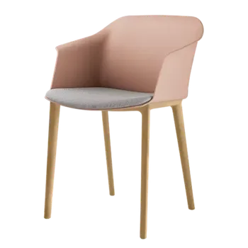 Jednací židle Konferenční křeslo Wave 030-WP (dřevoplastová podnož, plastový korpus)