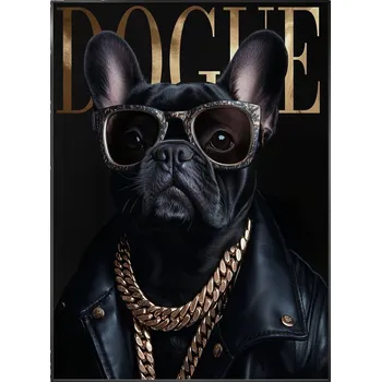 Obraz Artbox Obraz v rámu Mr. Frenchie, 70 × 50 cm OB-22788