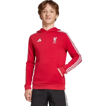 Pánská mikina Dětská mikina s kapucí Adidas Liverpool FC 25/26 červená