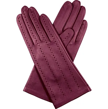Rukavice Kreibich Dámské rukavice bezpodšívkové - vínové Barva: 28 - vínová, Velikost: 6
