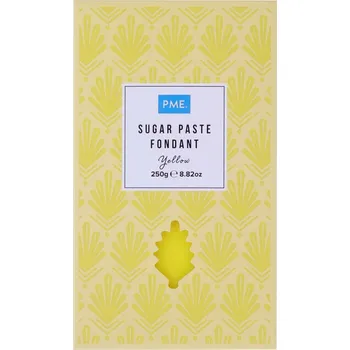 PME 250 g - hotová cukrová hmota na potahování dortů a modelování figurek, žlutá