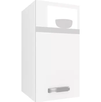 Kuchyňská skříňka Kuchyňská skříňka Belini horní 30 cm bílý lesk INF SG30/1/WT/W/0/F