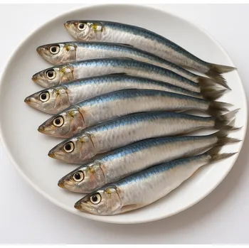 Návnadová surovina SARDINKY CELÉ - Mražené nástražní rybičky 15 cm 250 g