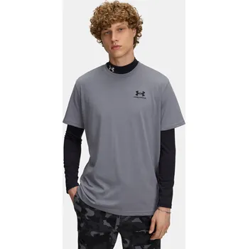 Pánské tričko Pánské tričko Under Armour UA M LOGO EMB HEAVYWEIGHT 1373997-024 Šedá 3XL