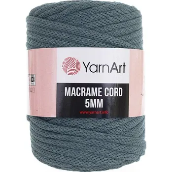 Příze YarnArt Příze Macrame Cord 761, 5 mm - modrošedá