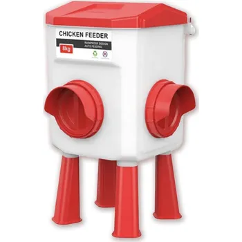 Napáječka pro ptáka Automatické plastové krmítko - 12 KG, na nožičkách