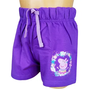 Dívčí kraťasy United Labels Šortky PEPPA PIG dívčí fialové Barva: Fialová, Velikost: 98/104