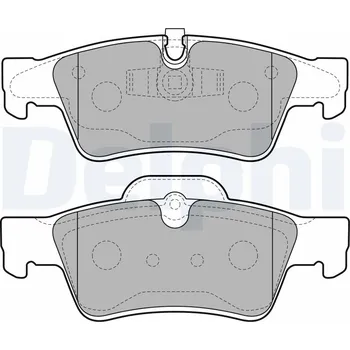 Brzdová destička Sada brzdových destiček, kotoučová brzda DELPHI LP2124
