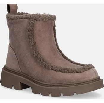 Dámská obuv Semišové sněhule Inuikii Biker Suede 1002.012.0011.163 hnědá 84X, EUR 39