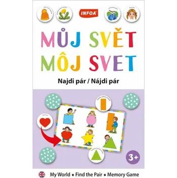 Společenská hra Výuková hra (krabička) Najdi pár - Můj svět / Môj svet