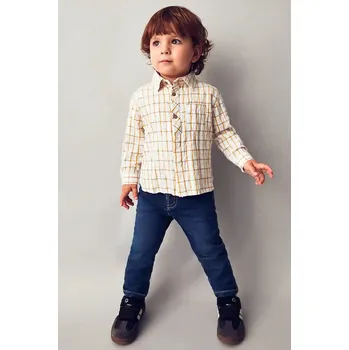 Kojenecké džíny Mayoral soft denim 2502.3A.Baby.9BYA modrá 57X, vel. 74