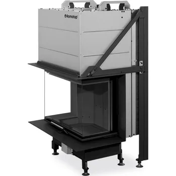 Krbová vložka Romotop - HEAT C 3G L 65.52.31.26 K1 - s konstrukcí, výsuvnými dvířky a děleným sklem