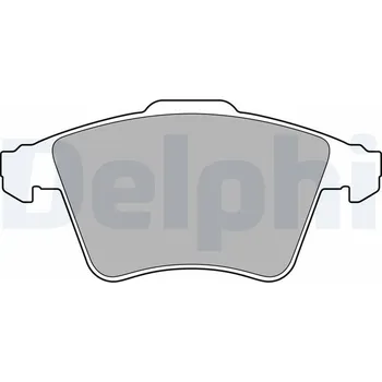Brzdová destička Sada brzdových destiček, kotoučová brzda DELPHI LP3142
