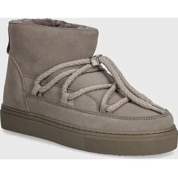 Dámská zimní obuv Semišové sněhule Inuikii Classic Low šedá barva, 1001.001.0092 75202.004.Grey 90X, EUR 40