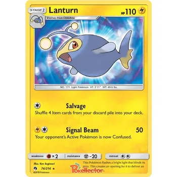 Sběratelská karetní hra Lanturn 074/214 - Lost Thunder Typ karty: Reverse Holo