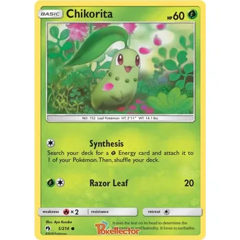 Sběratelská karetní hra Chikorita 005/214 - Lost Thunder Typ karty: Non-Holo