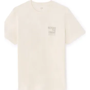 Pánské oblečení Celio Tričko Mexword - Pánské Celio krémová 3376743