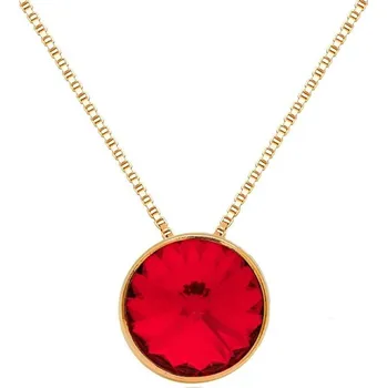 Řetízek Stříbrný zlacený řetízek s přívěskem Victoria Cruz A2809-23DG