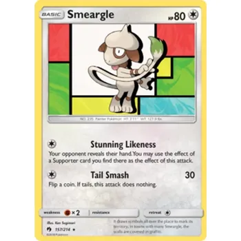 Karetní hra Smeargle 157/214 - Lost Thunder Typ karty: Non-Holo