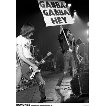 Plakát Plakát, Obraz - Ramones Roundhouse - London 1977