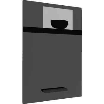 Kuchyňská skříňka Kuchyňská skříňka Belini horní 40 cm černý lesk INF SG40/1/WT/B/0/B1
