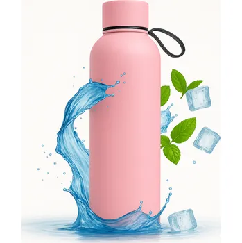 Valere Nerezová termoska TERMO SOFT 500ml / Staro ružová