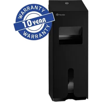 Dávkovač mýdla Zásobník na hygienické vložky a tampony STELLA nerez mat černý