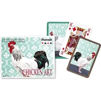 Desková hra Piatnik Kanasta Chicken Art (2104-PI)