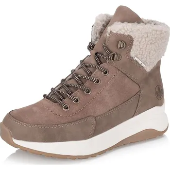 Dámské kozačky Dámská kotníková obuv RIEKER Z0920-24 hnědá W5 38