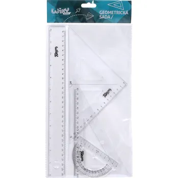 wiky Geometrická sada transparentní