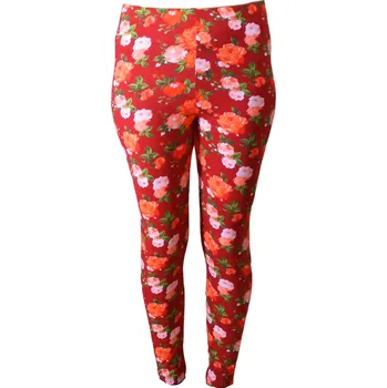 Dívčí legíny Dívčí legíny WENDEE s růžemi vínové Barva: Vínová, Velikost: 128