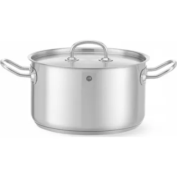 Hrnec Střední hrnec s pokličkou, HENDI, Kitchen Line, 6L, ⌀240x(H)135mm