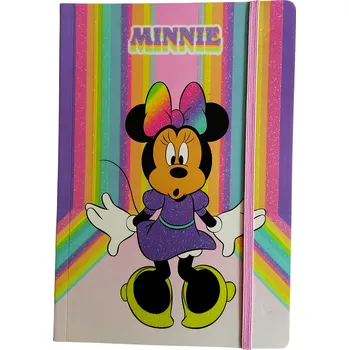Sešit W&O Sešit MINNIE s gumičkou A5 linkovaný 80 stran