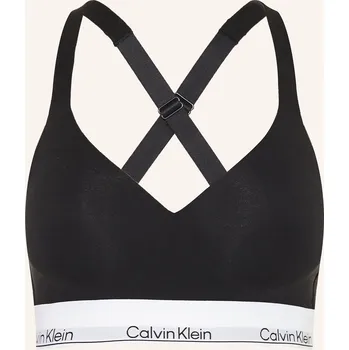 Dámské spodní prádlo Calvin Klein Dámská Bustier Podprsenka Icon, černá, 34