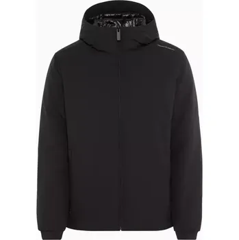 Pánská softshellová bunda PORSCHE DESIGN Light blouson jacket Bunda volnočasová na zip s podšívkou a kapucí černá (Exkluzivní bunda s lehkou výplní Primaloft® a šestiúhelníkovým polstrováním uvnitř.)