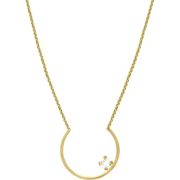 Náhrdelník Stříbrný zlacený náhrdelník Victoria Cruz A3367-07DG