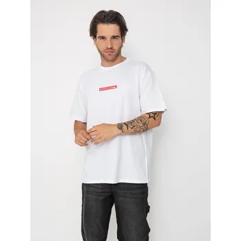 Pánské tričko Quiksilver Dna Clicker (white) L, bílá