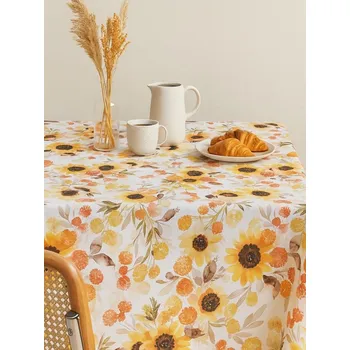 ubrus Sinsay - Ubrus s květinovým vzorem - oranžová - 585HN-22X - 585HN-22X-ONE