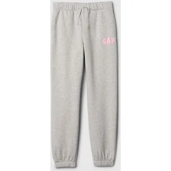 GAP Dětské tepláky s logem - Holky GAP šedá 3351724