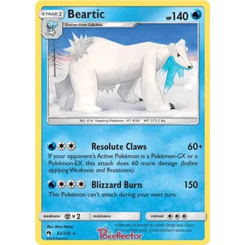 Sběratelská karetní hra Beartic 062/214 - Lost Thunder Typ karty: Non-Holo