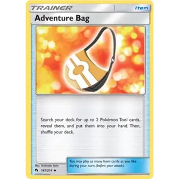 Karetní hra Adventure Bag 167/214 - Lost Thunder Typ karty: Reverse Holo