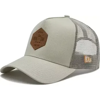 Kšiltovka Pánská kšiltovka New Era 940 A-Frame Trucker Heritage velikost One Size beige