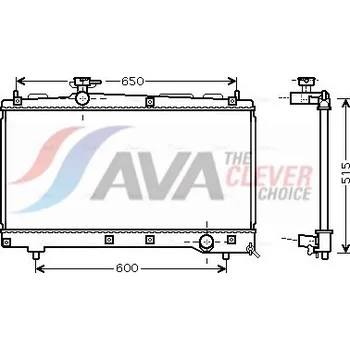 Chladič motoru Chladič, chlazení motoru AVA Benelux TO2331