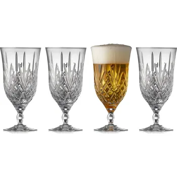 Sklenice LYNGBY GLAS MELODIA 4 ks 400 ml - sada sklenic na pivo z bezolovnatého křišťálového skla