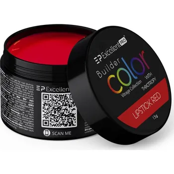 Přípravek na nehty Stavební gel s tekutou pamětí na nehty Lipstick Red 15g