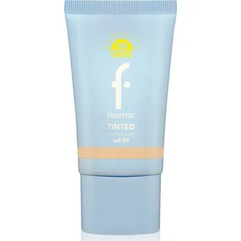 Přípravek na tvář flormar Sun Lovers Tinted Moisturizer SPF 50 tónovací hydratační krém SPF 50 Ivory Beige 30 ml