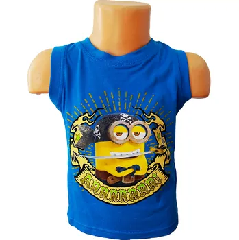 Chlapecké tričko Sun City Chlapecké tílko MIMONI letní modré Barva: Modrá, Velikost: 98